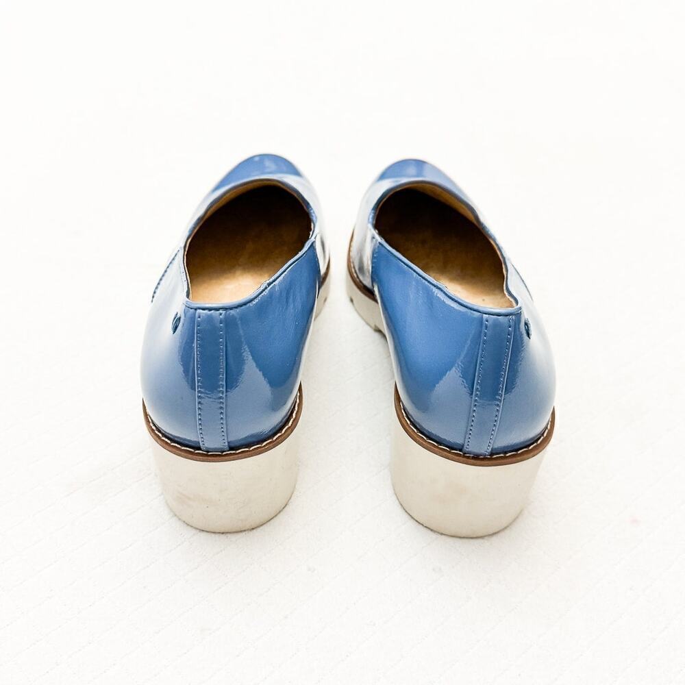 Vionic Willa Wedge Slip On Platform Patent Leather Shoes Size 12 NEW - Picture 2 of 6